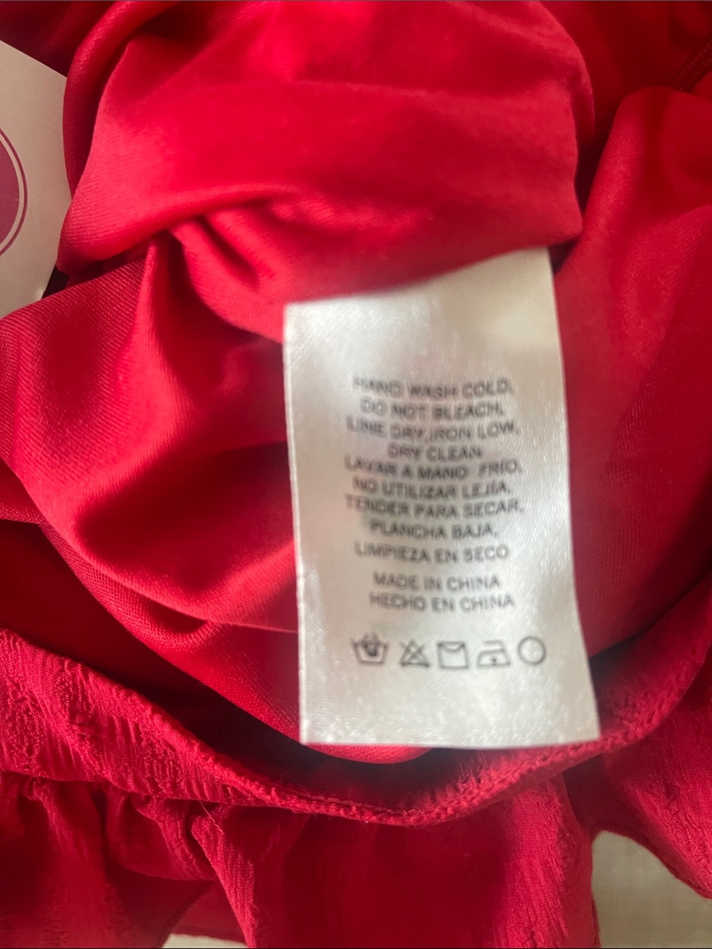 Emory Park Red Ruffled Mini Skort - Picture 8 of 9